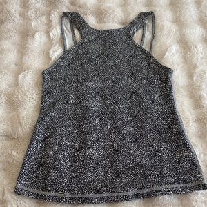 Lululemon Women's Black and White Patterned Tank Top 6